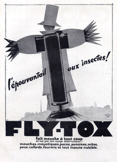 Fly-Tox 1930 Albert Pouprou, Scarecrow