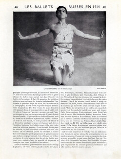 Les Ballets Russes en 1914, 1914 - Russian Ballets Miassine Fokine Fokina Karsavina, Text by Louis Delluc, 5 pages