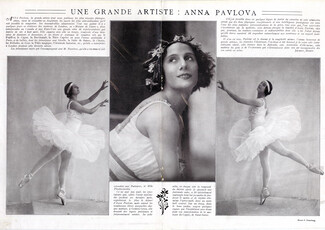 Une Grande Artiste : Anna Pavlova, 1914 - Russian Dancer, Texte par Jacques Debey