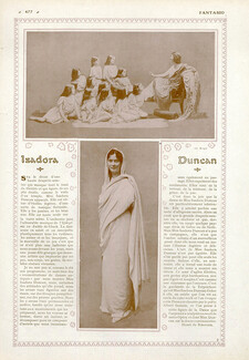 Isadora Duncan 1909 Dancers, Portrait