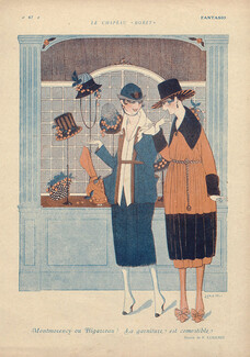 Fabius Lorenzi 1918 Le Chapeau Boret Cherry Hats Fashion