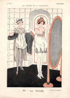 Fabien Fabiano 1918 Attractive Girl, Fitting