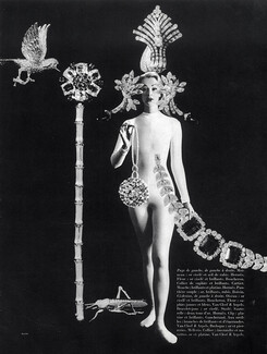 Van Cleef, Sterle, Boucheron, Hermes 1958 Tecla, Worms, Fred, Photo Klein, 2 pages