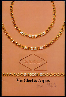Van Cleef & Arpels (Jewels) 1981 Catalog Jewels & Watches, 18 pages