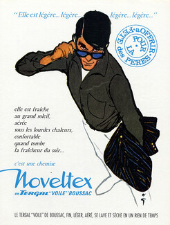 Noveltex (Men's Clothing) 1962 René Gruau