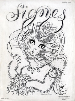 Valentine Hugo 1946 Cover Cat