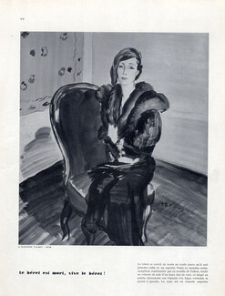 Suzanne Talbot (Millinery) 1933 Béret, René Bouët-Willaumez
