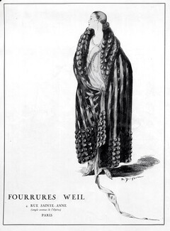 Weil (Fur clothing) 1922 Fur Coat