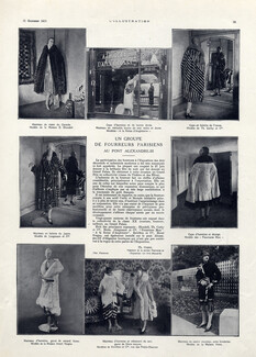 A la Reine d'Angleterre, Blondell, Henri Vergne, Revillon 1925 Furs Coats