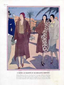 Redfern 1929 Winter Coat, Hotel Majestic Cannes, Pierre Mourgue