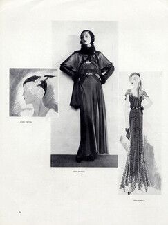 Jean Patou & Molyneux 1931 Evening Gown Leon Benigni