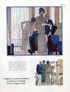 Lucien Lelong 1931 Fashion Sport Dress Palais de la Mediterranée Jacques Demachy