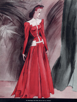 Balenciaga 1941 Evening Dress, Leon Benigni