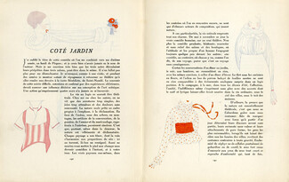 Côté Jardin, 1914 - Georges Lepape Blouses, Gazette du Bon Ton, Text by Émile Sedeyn, 3 pages