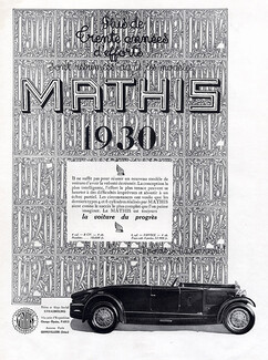 Mathis (Cars) 1930