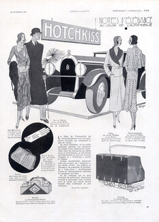 Hotchkiss, Vuitton (Malle-Auto) 1930 Hermès (Cantine Auto) Yendis (Handbag)