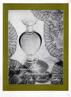 Marcel Rochas (Perfumes) 1947 Mousseline