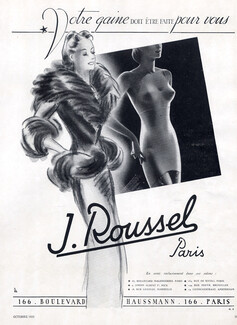 Roussel (Lingerie) 1938 Girdle