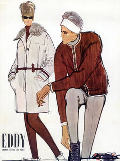 Eddy (Clothing) 1962 Fashion sport Woman & Man Eric Stemp