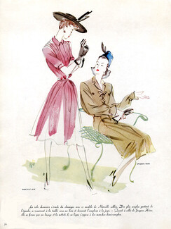 Marcelle Alix & Jacques Heim 1945 Summer Dresses Fernando Bosc