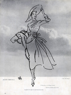 Agnès-Drecoll 1949 Dinner Suit, Fernando Bosc