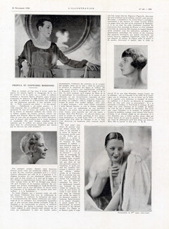 Profils et Coiffures Modernes, 1926 - Laure Albin Guillot, Texte par R. B.