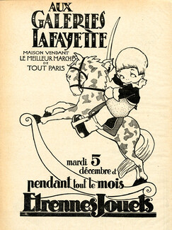 Galeries Lafayette 1922 Rocking Horse, Toys