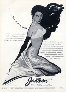 Jantzen (Lingerie) 1952 Mermaid, Brassiere