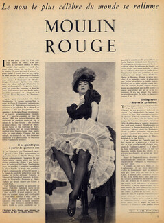 Moulin Rouge, 1951 - Toulouse-Lautrec, Jane Avril, La Goulue, Clownesse Cha-U-Kao, Texte par Eric Bromberger, 5 pages