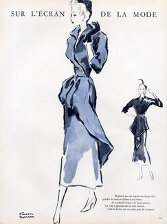 Raphaël 1949 Facon Marrec, Fashion Illustration