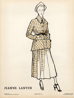 Jeanne Lanvin 1948 Suit, Pierre Louchel