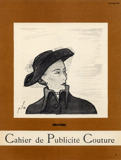 Louchel 1948 Bruyere, Le Monnier, Maria Guy, Simone Cange, Hats, 4 Pages, 4 pages