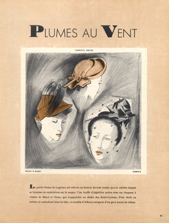 Delfau 1948 Legroux Maud & nano Albouy Hats Maud Roser..., 4 pages