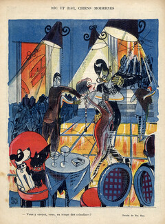 Pol Rab 1926 Ric et Rac Dogs Tango Dancers Music-hall Cabaret