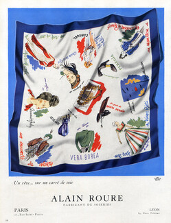 Alain Roure 1947 Scarf Fashion Design