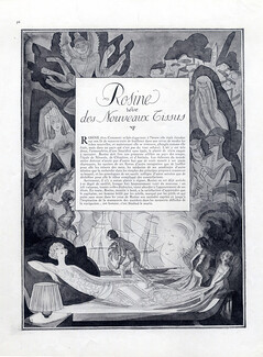 Rosine rêve des Nouveaux Tissus, 1928 - Mario Simon Egypt Indes Venice African