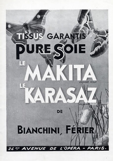 Bianchini Ferier (Textile) 1933 Butterfly