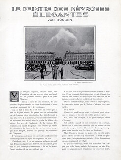 Le Peintre des Névroses Élégantes - Van Dongen, 1925 - Sarah Rafale, Pierre Lafitte, Eve Francis, Yves Mirande..., 12 pages