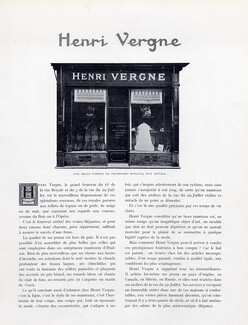 Henri Vergne, 1924 - Shop Window