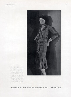 Louiseboulanger 1929 Taffetas Dress, Photo Hoyningen-Huene