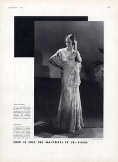 Augustabernard 1930 Evening Gown, Photo George Hoyningen-Huene