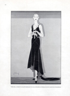 Augustabernard 1929 Evening Gown Douglas Pollard
