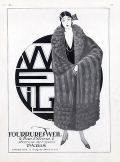 Weil (Fur clothing) 1924 Fur Coat