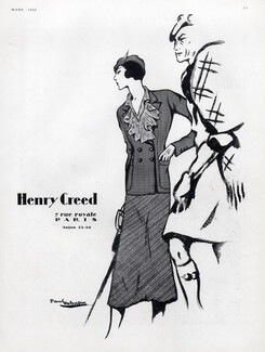 Henry Creed 1932 Sport Fashion Paul Valentin