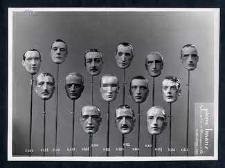 Pierre Imans 1930 Figures de Cire Photo Mens