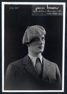 Pierre Imans 1930 Sculptor in Wax Figure de Cire Photo Man