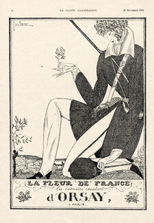 D'Orsay (Perfumes) 1919 Fleur de France, Dandy, Lepape