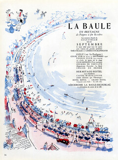 La Baule (City) 1949 Beach Water Skiing, Pierre Pagès
