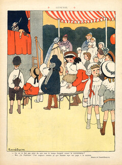 Torné-Esquius 1909 Guignol Puppet Show Children