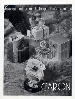 Caron (Perfumes) 1937 Bellodgia, En Avion, Fleurs De Rocaille, Nuit De Noël